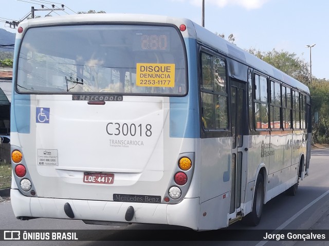 Transportes Futuro C30018 na cidade de Rio de Janeiro, Rio de Janeiro, Brasil, por Jorge Gonçalves. ID da foto: 8022584.