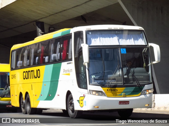 Empresa Gontijo de Transportes 12145 na cidade de Belo Horizonte, Minas Gerais, Brasil, por Tiago Wenceslau de Souza. ID da foto: 7975457.