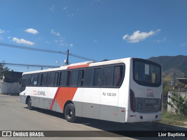 Evanil Transportes e Turismo RJ 132.001 na cidade de Nova Iguaçu, Rio de Janeiro, Brasil, por Lior Baptista. ID da foto: 8026702.