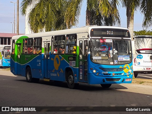 Santa Zita Transportes Coletivos 21120 na cidade de Cariacica, Espírito Santo, Brasil, por Gabriel Lavnis. ID da foto: 8027373.