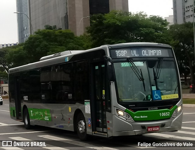 Viação Santa Brígida 1 0652 na cidade de São Paulo, São Paulo, Brasil, por Felipe Goncalves do Vale. Número da foto: #8027142.