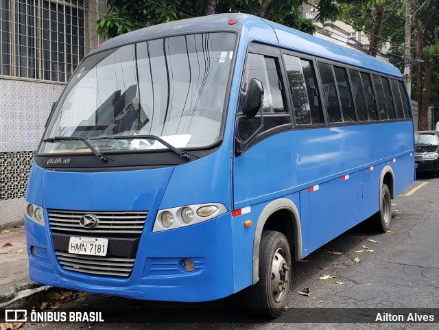 Ônibus Particulares 7181 na cidade de Belo Horizonte, Minas Gerais, Brasil, por Ailton Alves. ID da foto: 8026983.