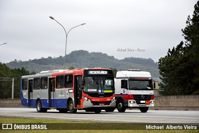 Viação Osasco Santana de Parnaíba 0157 na cidade de Barueri, São Paulo, Brasil, por Michael  Alberto Vieira. Número da foto: #8027561.