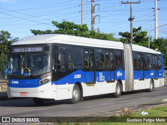 Mobibrasil São Lourenço >>> Mobi-PE 2.503 na cidade de Recife, Pernambuco, Brasil, por Gustavo Felipe Melo. ID da foto: 8029555.