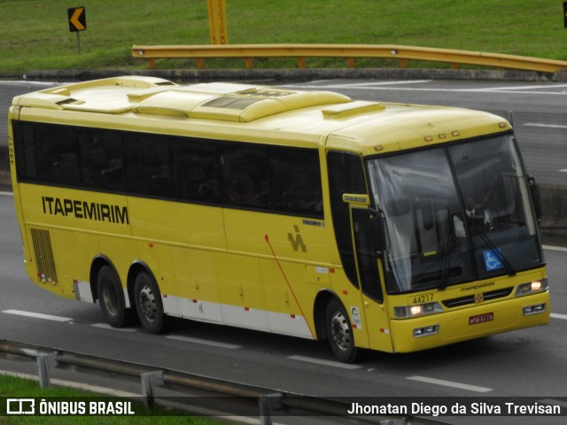 Viação Itapemirim 44217 na cidade de Lavrinhas, São Paulo, Brasil, por Jhonatan Diego da Silva Trevisan. Número da foto: #8030807.