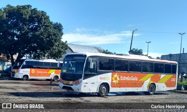 Viação Estrela Guia 1102 na cidade de Itaporanga d`Ajuda, Sergipe, Brasil, por Carlos Henrique. ID da foto: 8029369.