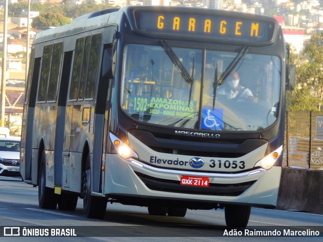 Viação Zurick 31053 na cidade de Belo Horizonte, Minas Gerais, Brasil, por Adão Raimundo Marcelino. ID da foto: 8031739.