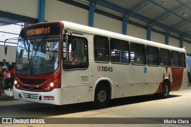 Rondônia Transportes 0111045 na cidade de Manaus, Amazonas, Brasil, por Maria Clara. Número da foto: #8029564.
