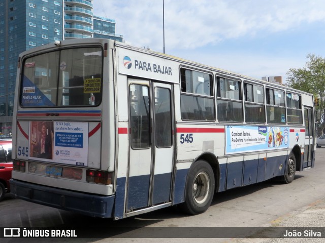 CUTCSA - Companhia Uruguaia de Transporte Coletivo 545 na cidade de Montevideo, Montevideo, Uruguai, por João Silva. ID da foto: 8031283.