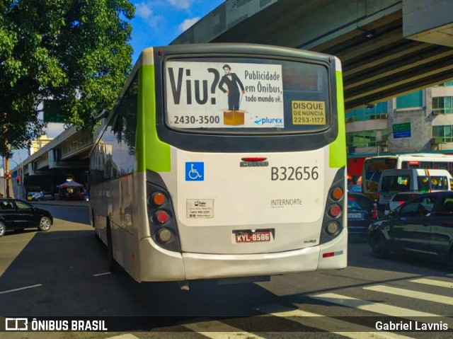 Viação Pavunense B32656 na cidade de Rio de Janeiro, Rio de Janeiro, Brasil, por Gabriel Lavnis. ID da foto: 8033505.