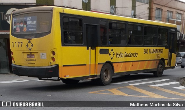 Viação Sul Fluminense 1177 na cidade de Volta Redonda, Rio de Janeiro, Brasil, por Matheus Martins da Silva. Número da foto: #8033238.