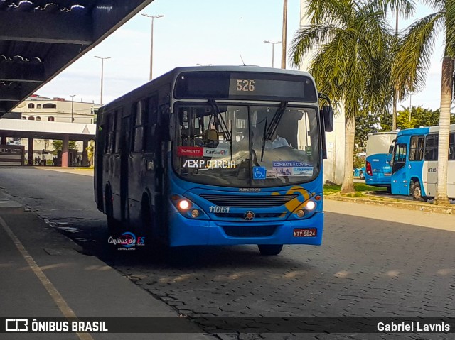 Metropolitana Transportes e Serviços 11061 na cidade de Cariacica, Espírito Santo, Brasil, por Gabriel Lavnis. ID da foto: 8032388.