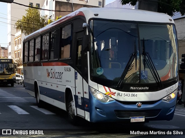Solazer Transportes e Turismo RJ 543.064 na cidade de Volta Redonda, Rio de Janeiro, Brasil, por Matheus Martins da Silva. Número da foto: #8033195.