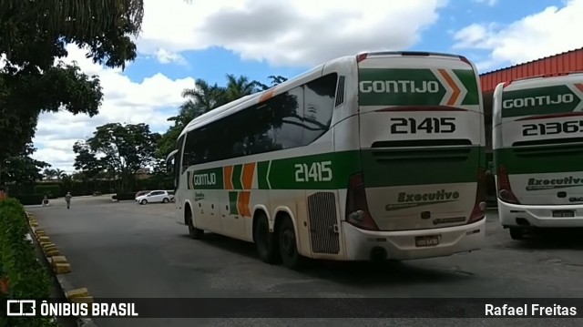 Empresa Gontijo de Transportes 21415 na cidade de Vitória da Conquista, Bahia, Brasil, por Rafael Freitas. ID da foto: 8031969.