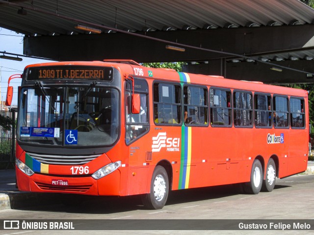 Itamaracá Transportes 1.796 na cidade de Recife, Pernambuco, Brasil, por Gustavo Felipe Melo. ID da foto: 8033990.