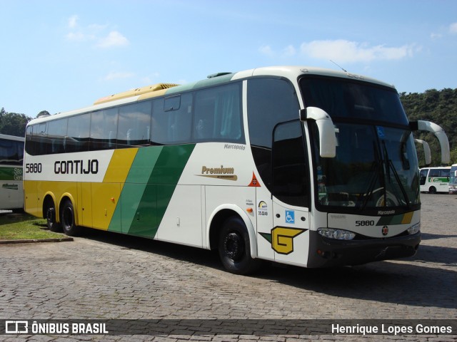 Empresa Gontijo de Transportes 5880 na cidade de Belo Horizonte, Minas Gerais, Brasil, por Henrique Lopes Gomes. Número da foto: #8032655.