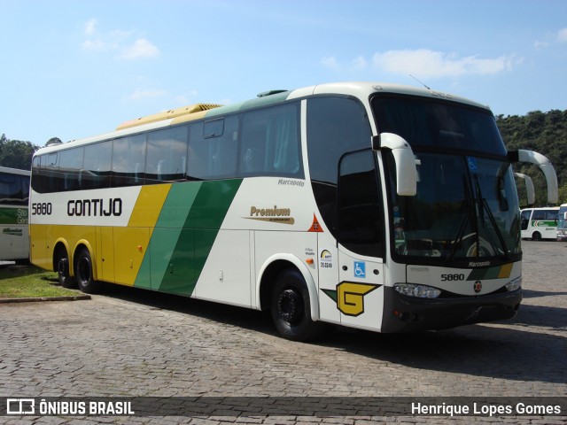 Empresa Gontijo de Transportes 5880 na cidade de Belo Horizonte, Minas Gerais, Brasil, por Henrique Lopes Gomes. ID da foto: 8032655.