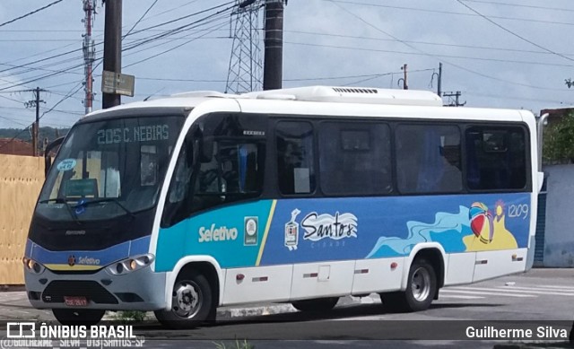 Guaiúba Transportes 12109 na cidade de Santos, São Paulo, Brasil, por Guilherme Silva. ID da foto: 8032408.