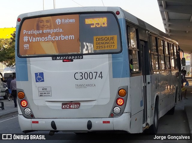 Transportes Futuro C30074 na cidade de Rio de Janeiro, Rio de Janeiro, Brasil, por Jorge Gonçalves. Número da foto: #8033770.