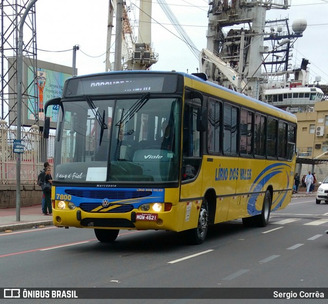 Viação Lírio dos Vales 7800 na cidade de Vitória, Espírito Santo, Brasil, por Sergio Corrêa. ID da foto: 8035858.