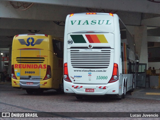 Viasul - Auto Viação Venâncio Aires 15000 na cidade de Joinville, Santa Catarina, Brasil, por Lucas Juvencio. ID da foto: 8038451.