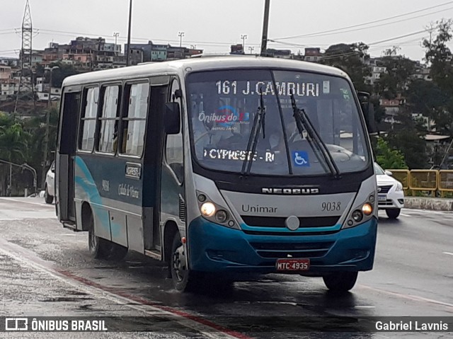 Unimar Transportes 9038 na cidade de Vitória, Espírito Santo, Brasil, por Gabriel Lavnis. ID da foto: 8037058.