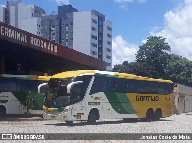 Empresa Gontijo de Transportes 19230 na cidade de Coronel Fabriciano, Minas Gerais, Brasil, por Jonatas Costa da Mata. ID da foto: 8036148.