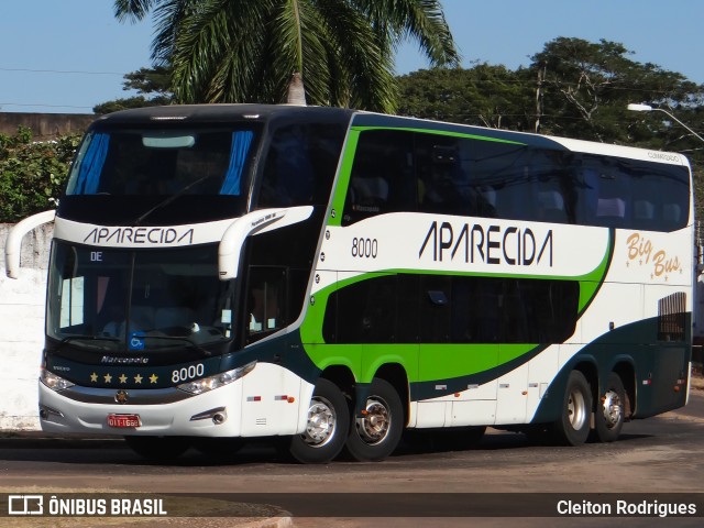 Viação Nossa Senhora Aparecida 8000 na cidade de Imperatriz, Maranhão, Brasil, por Cleiton Rodrigues. ID da foto: 8036782.