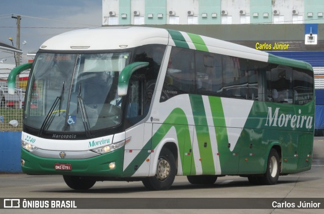 Empresa de Transportes e Turismo Moreira 2240 na cidade de Goiânia, Goiás, Brasil, por Carlos Júnior. Número da foto: #8038311.