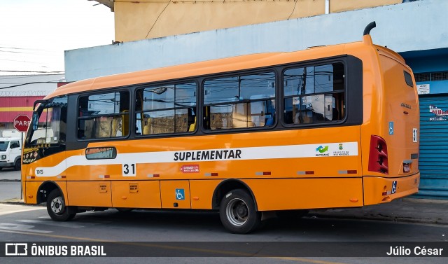 Transporte Suplementar de Belo Horizonte 1015 na cidade de Belo Horizonte, Minas Gerais, Brasil, por Júlio César. Número da foto: #8035646.