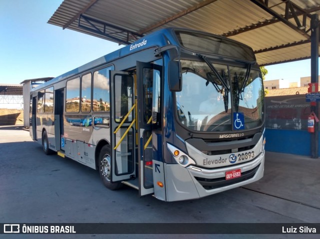 Viação Getúlio Vargas 20893 na cidade de Belo Horizonte, Minas Gerais, Brasil, por Luiz Silva. Número da foto: #8037255.