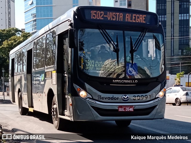 Viação Zurick 30991 na cidade de Belo Horizonte, Minas Gerais, Brasil, por Kaique Marquês Medeiros . Número da foto: #8036544.