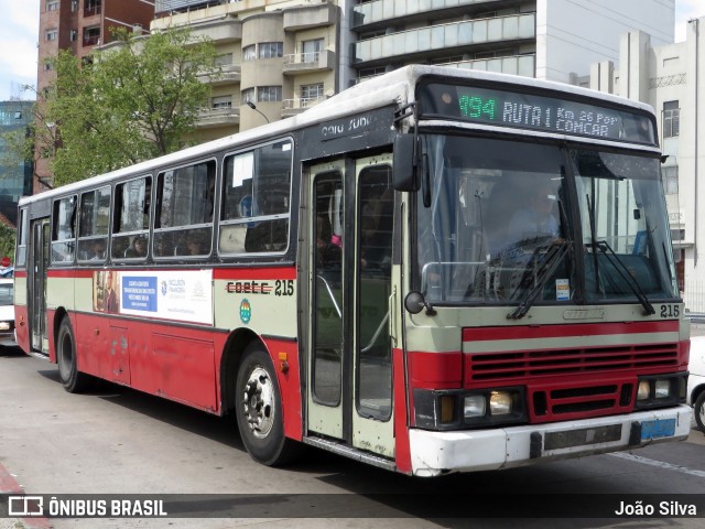 COETC - Cooperativa de Obreros y Empleados del Transporte Coletivo 215 na cidade de Montevideo, Montevideo, Uruguai, por João Silva. ID da foto: 8041045.