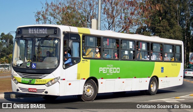 Viação Penedo RJ 213.012 na cidade de Resende, Rio de Janeiro, Brasil, por Cristiano Soares da Silva. Número da foto: #8041645.