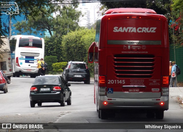 Viação Santa Cruz 201145 na cidade de São Paulo, São Paulo, Brasil, por Whitiney Siqueira. ID da foto: 8039576.