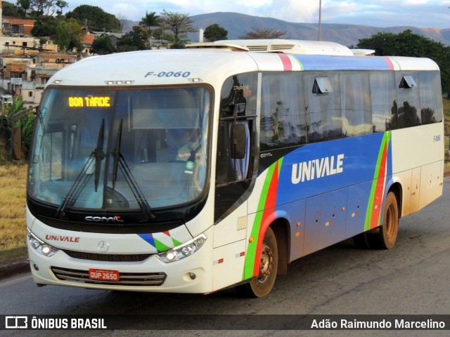 Univale Transportes F-0060 na cidade de Belo Horizonte, Minas Gerais, Brasil, por Adão Raimundo Marcelino. Número da foto: #8041412.