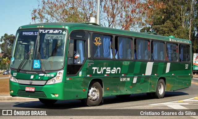 Tursan - Turismo Santo André 327 na cidade de Resende, Rio de Janeiro, Brasil, por Cristiano Soares da Silva. ID da foto: 8041518.