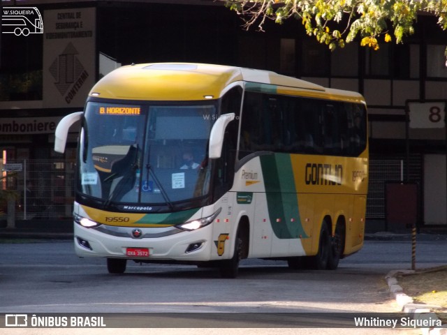 Empresa Gontijo de Transportes 19550 na cidade de Vitória, Espírito Santo, Brasil, por Whitiney Siqueira. ID da foto: 8039617.