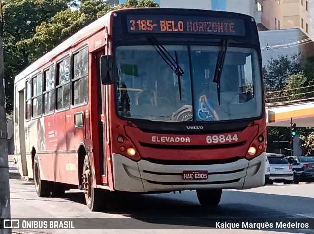 Viação Santa Edwiges 69844 na cidade de Belo Horizonte, Minas Gerais, Brasil, por Kaique Marquês Medeiros . Número da foto: #8039486.