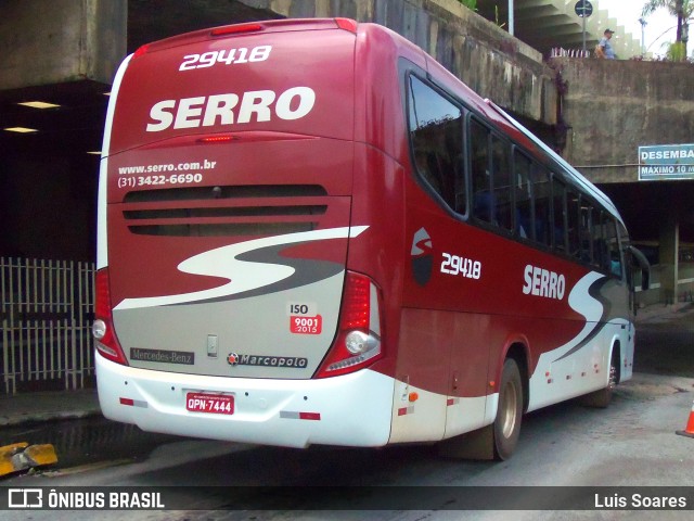 Viação Serro 29418 na cidade de Belo Horizonte, Minas Gerais, Brasil, por Luis Soares. ID da foto: 8041062.