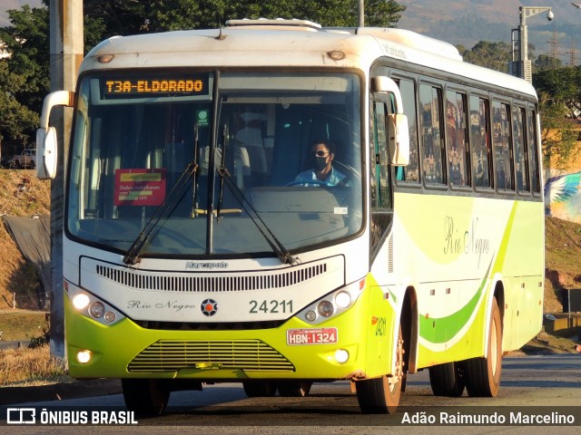 Rio Negro Fretamento e Turismo 24211 na cidade de Belo Horizonte, Minas Gerais, Brasil, por Adão Raimundo Marcelino. Número da foto: #8043894.