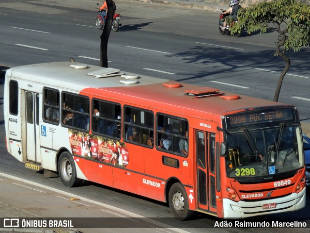 Viação Santa Edwiges 69849 na cidade de Belo Horizonte, Minas Gerais, Brasil, por Adão Raimundo Marcelino. Número da foto: #8043999.