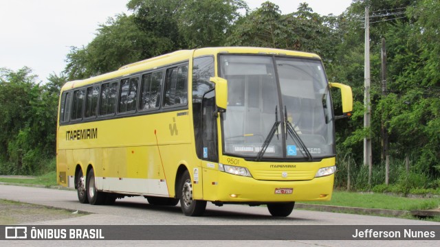 Viação Itapemirim 9501 na cidade de Recife, Pernambuco, Brasil, por Jefferson Nunes. ID da foto: 8041812.