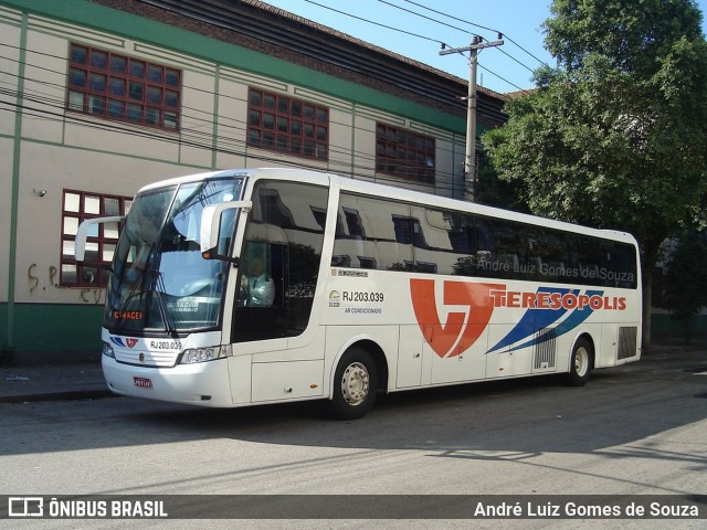 Viação Teresópolis RJ 203.039 na cidade de Rio de Janeiro, Rio de Janeiro, Brasil, por André Luiz Gomes de Souza. Número da foto: #8043079.
