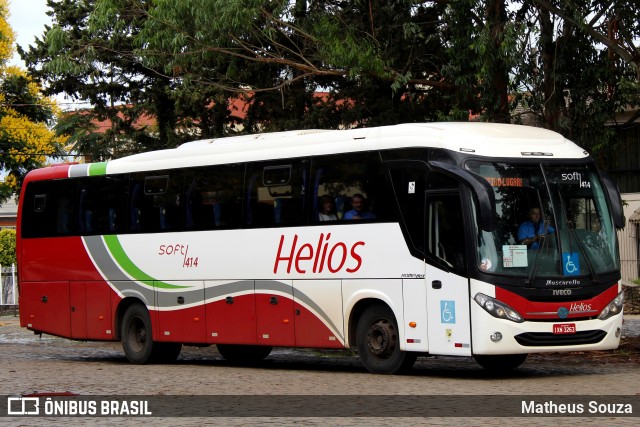 Helios Coletivos e Cargas 414 na cidade de Carazinho, Rio Grande do Sul, Brasil, por Matheus Souza. Número da foto: #8042328.