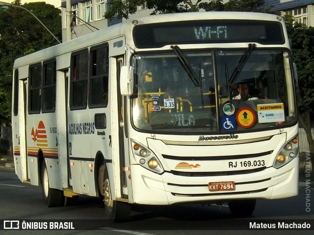 Viação Agulhas Negras RJ 169.033 na cidade de Volta Redonda, Rio de Janeiro, Brasil, por Mateus Machado. Número da foto: #8046414.
