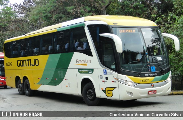 Empresa Gontijo de Transportes 19305 na cidade de São Paulo, São Paulo, Brasil, por Charlestom Vinicius Carvalho Silva. ID da foto: 8045882.