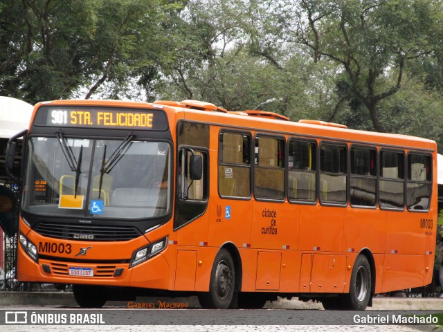 Auto Viação Mercês MI003 na cidade de Curitiba, Paraná, Brasil, por Gabriel Machado. ID da foto: 8045881.