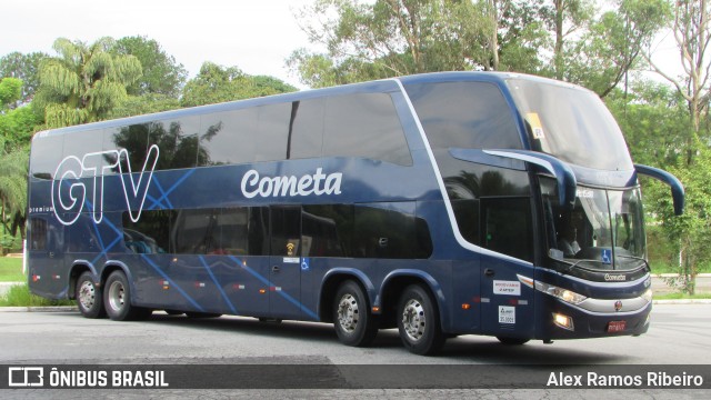 Viação Cometa 17313 na cidade de Taubaté, São Paulo, Brasil, por Alex Ramos Ribeiro. ID da foto: 8046292.