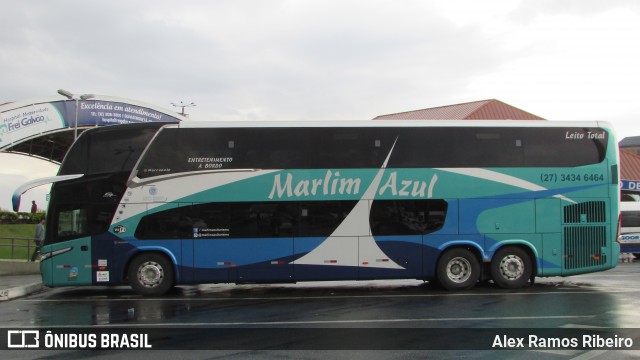 Marlim Azul Turismo 3434 na cidade de Aparecida, São Paulo, Brasil, por Alex Ramos Ribeiro. Número da foto: #8045859.